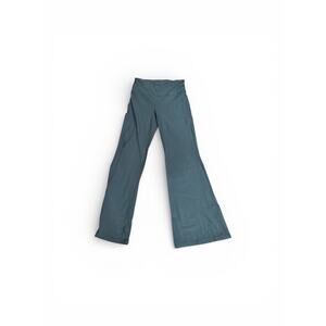 Athleta Flare Pant M/P Medium Petite Teal Bootcut Yoga 28x26 Workout Yoga